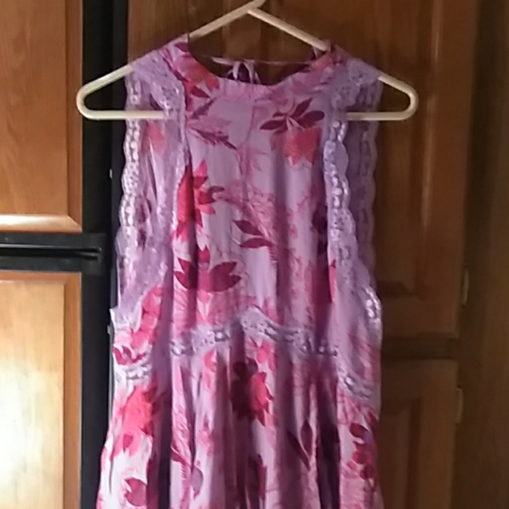 New free people open back dress